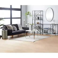 Striped Mother of Pearl Shell Wood Boxes, Set of 2