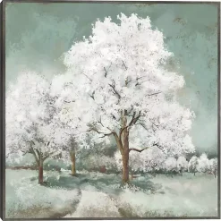 Summer Eve Framed Canvas Art Print