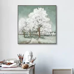 Summer Eve Framed Canvas Art Print