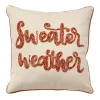 Sweater Weather Harvest Throw Pillow