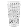 Tall Clear Embossed Acrylic Tumblers, Set of 6