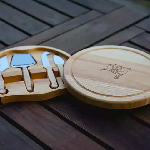 Tampa Bay Buccaneers Cheese Board and Tool Set