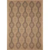 Tan & Black Diamonds Indoor/Outdoor Area Rug, 5x7