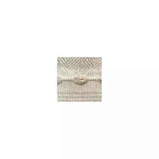 Tan and White Herringbone Stripe Throw