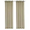Tan Boucle Sheer Single Curtain Panel, 84 in.