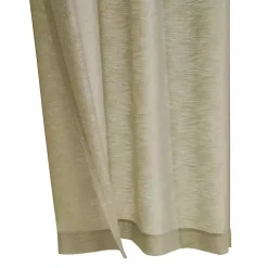Tan Boucle Sheer Single Curtain Panel, 84 in.