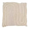 Tan Modern Tufted Pillow