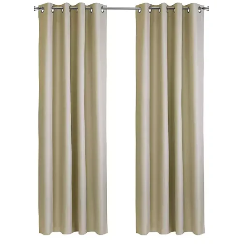 Tan Newberry Blackout Curtain Panel, 63 in.