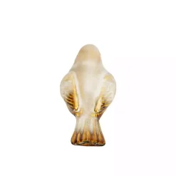 Tan Porcelain Bird Figurines, Set of 4