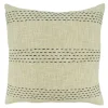 Tan Stitched Throw Pillow