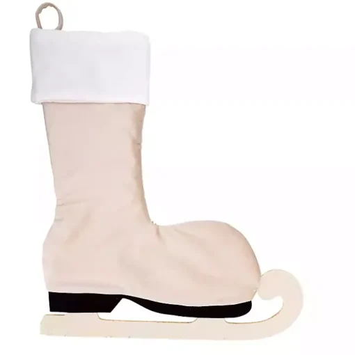 Tan Winter Skate Stocking