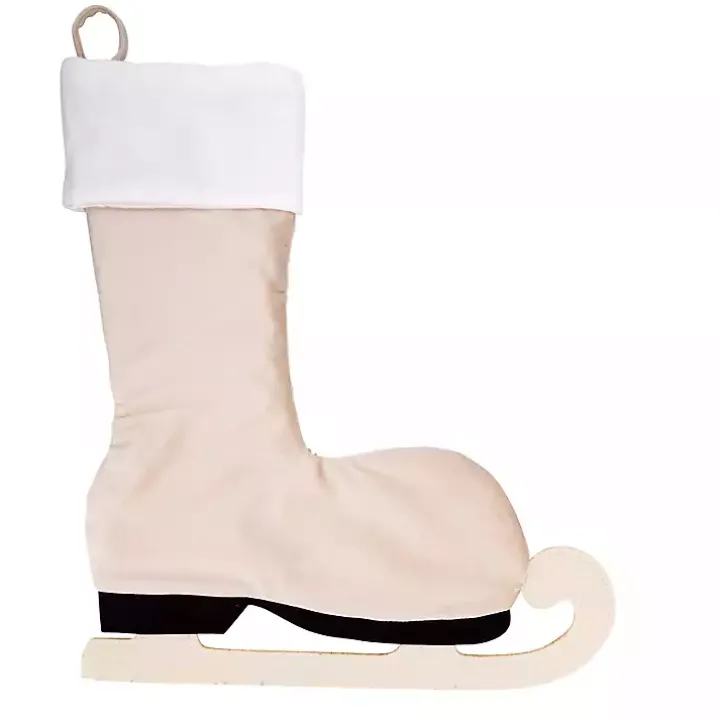 Tan Winter Skate Stocking