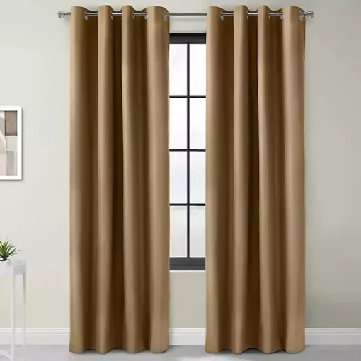 Taupe Alpine Blackout Curtain Panel, 95 in.