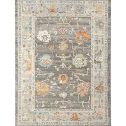 Taupe Bohemian Area Rug, 7x9