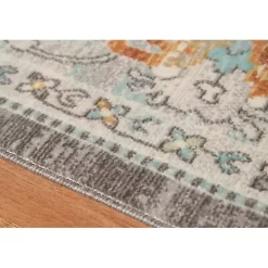 Taupe Bohemian Area Rug, 7x9