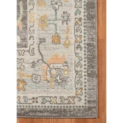 Taupe Bohemian Area Rug, 7x9