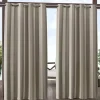 Taupe Canopy Outdoor Curtain Panel Set, 96 in.