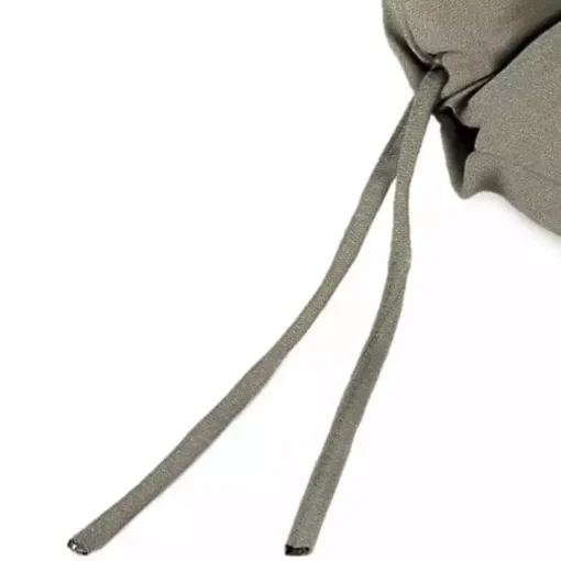 Taupe Canvas French Edge Outdoor Chair Cushion