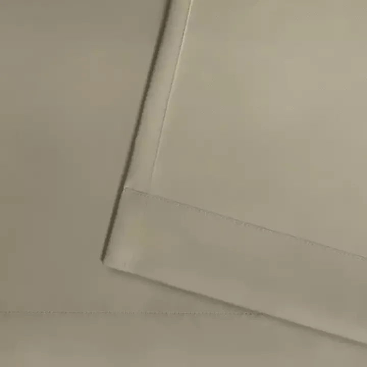 Taupe Eliza Outdoor Curtain Panel Set, 96 in.