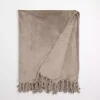 Taupe Perfectly Plush Throw