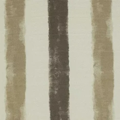 Taupe Striped Outdoor Pillow
