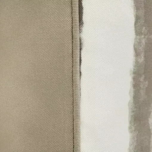 Taupe Striped Outdoor Pillow