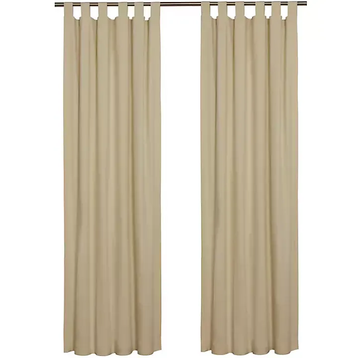 Taupe Weathermate Blackout Curtan Panel, 84 in.