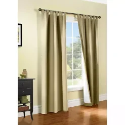 Taupe Weathermate Blackout Curtain Panel, 95 in.