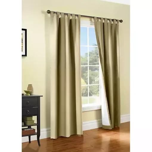 Taupe Weathermate Blackout Curtain Panel, 95 in.