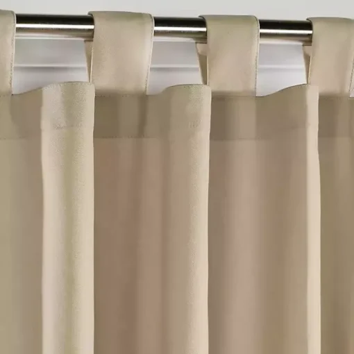 Taupe Weathermate Blackout Curtain Panel, 95 in.