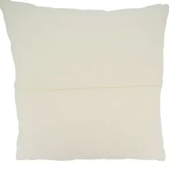 Teal Dash Stripe Woven Throw Pillow
