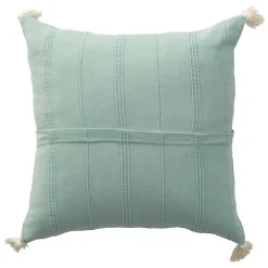 Teal Dobby Loomed Pillow