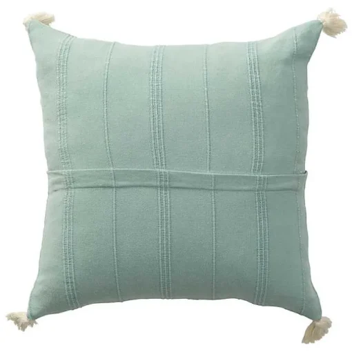 Teal Dobby Loomed Pillow