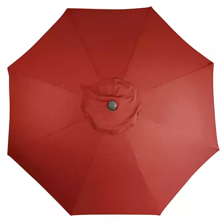 Terracotta 8 ft. Hand Crank Tilt Umbrella