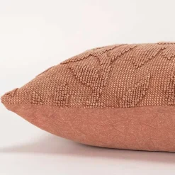Terracotta Stonewash Botanical Pillow