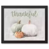 Thankful Pumpkins Framed Canvas Art Print