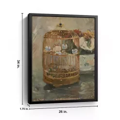 The Cage Morisot Framed Canvas Art Print