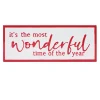 The Most Wonderful Time Metal Wall Plaque