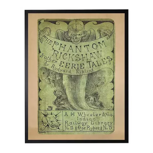 The Phantom Rickshaw Framed Halloween Wall Plaque