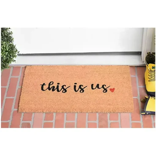 This Is Us Heart Doormat