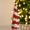 Tinsel Candy Cane Christmas Tree, 15 in.