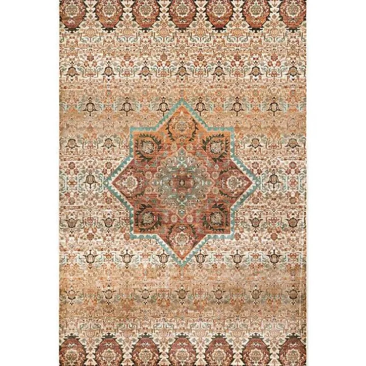 Traditional Doreen Medallion Area Rug, 8x11