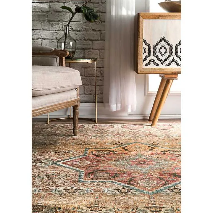 Traditional Doreen Medallion Area Rug, 8x11