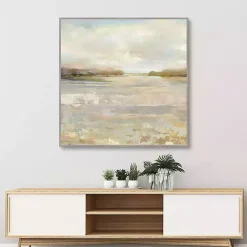 Tranquil Terrain Framed Canvas Print, 35x35 in.