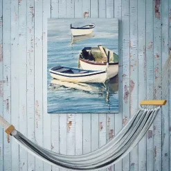 Tranquil Trio Outdoor Canvas Art Print