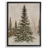 Tree in the Snow Framed Art Print