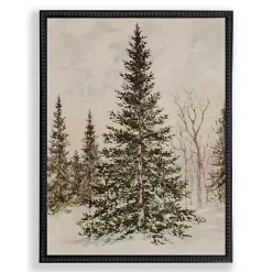 Tree in the Snow Framed Art Print