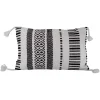 Tribal Stripe Tassel Outdoor Lumbar Pillow
