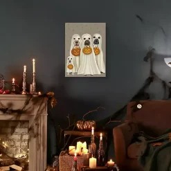 Trick or Treat Dogs Canvas Art Print