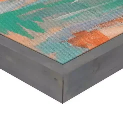 Trio Light Framed Canvas Art Print